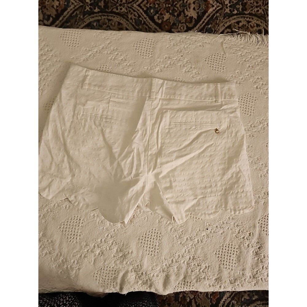 Crown & Ivy Shelby Women's White Shorts w Pockets see measurements Size 8 - Picture 3 of 10